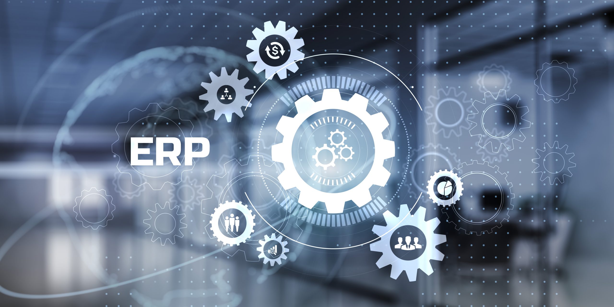 ERP Enterprise resources planning business finance technology concept. - adeacon solutions GmbH